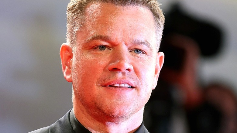 Matt Damon Face Smirk