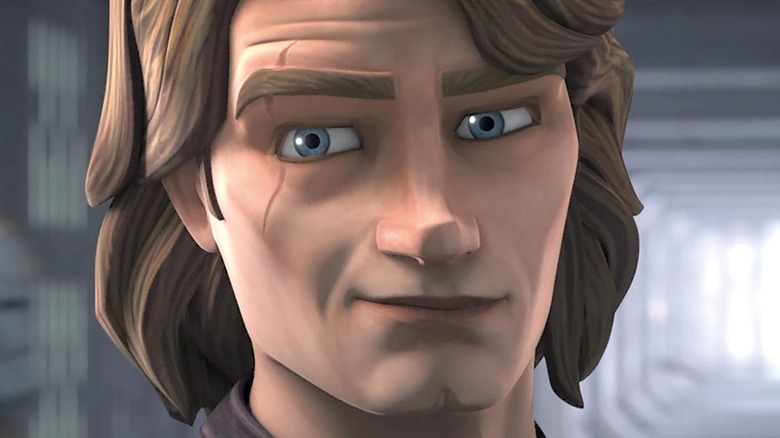 Anakin Skywalker smirking