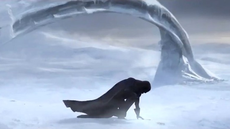 Animated Darth Vader snow