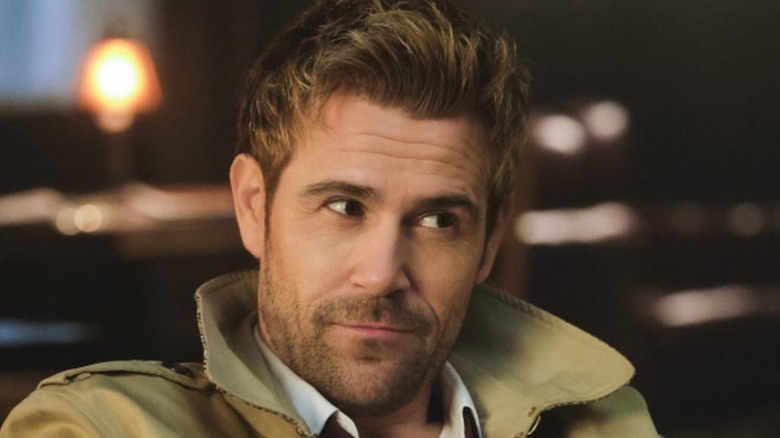 John Constantine grinning