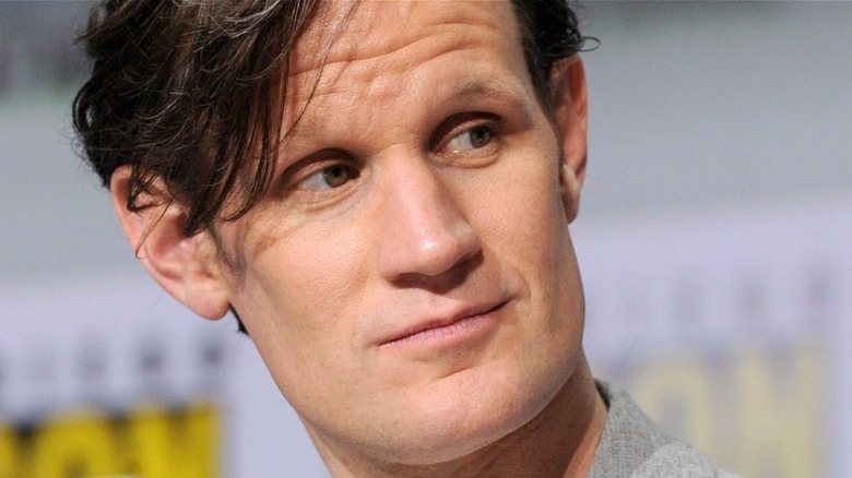 Matt Smith smirking