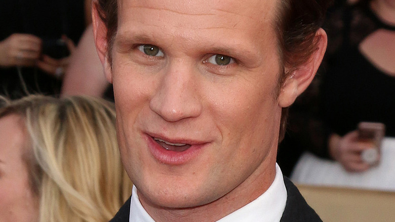 Matt Smith smiling red carpet