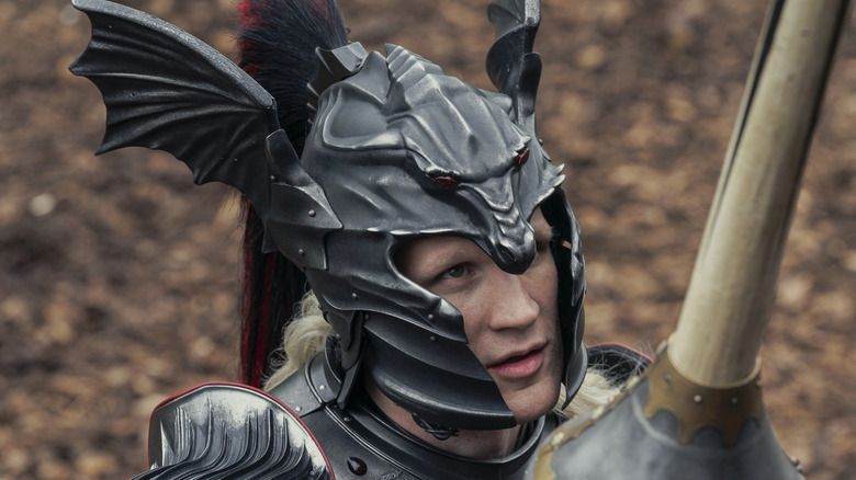 Matt Smith wearing helmet