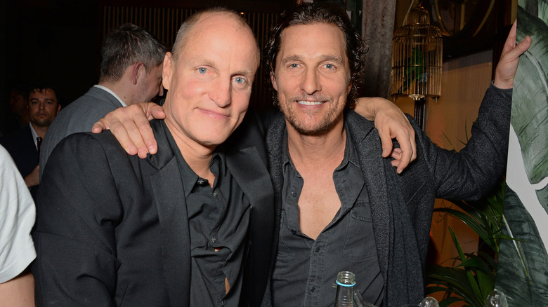 Woody Harrelson and Matthew McConaughey smiling together