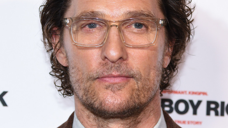 Matthew McConaughey with glasses