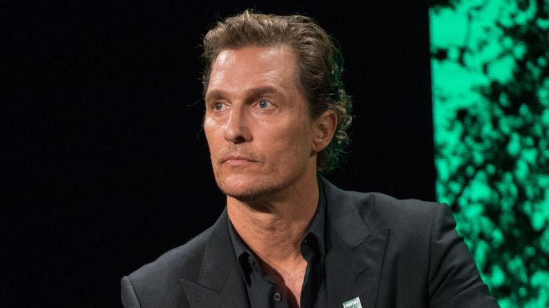 Matthew McConaughey looking to side