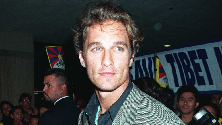 Younger Matthew McConaughey smiling