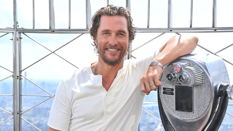 Matthew McConaughey smiling