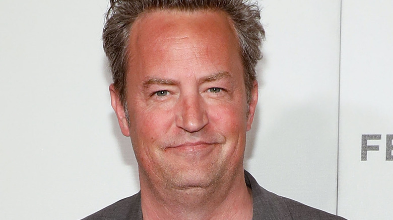 Matthew Perry smiling