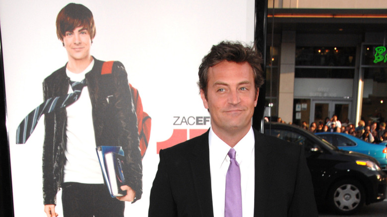 Matthew Perry smiling