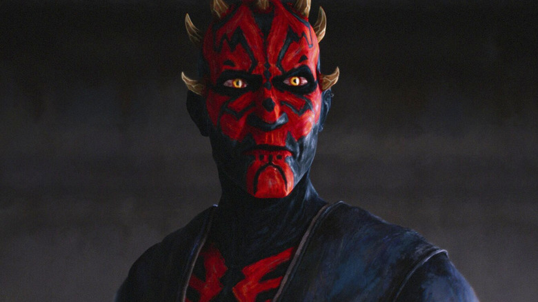 Maul glowering in 