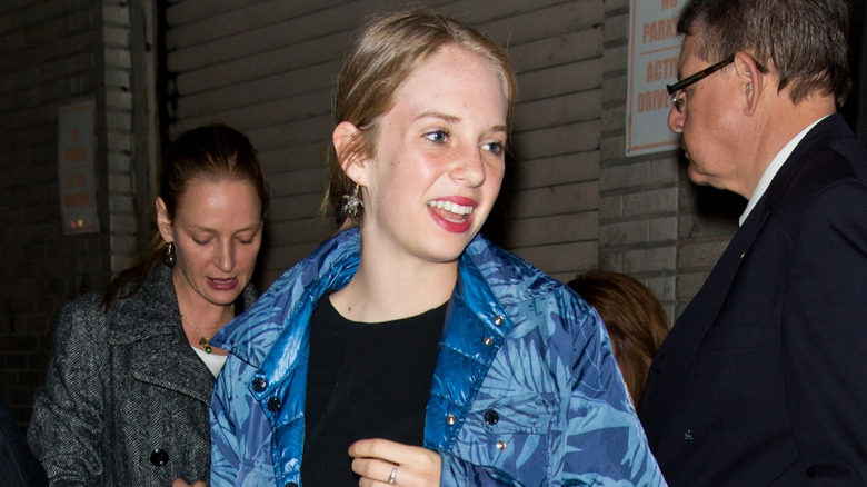 Maya Hawke walking outside an event (2013)