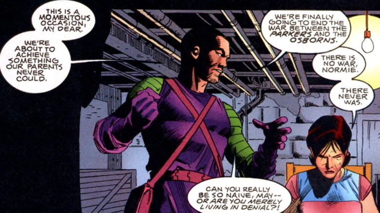 Normie Osborn and May Parker talking