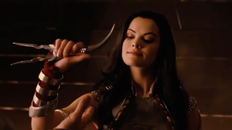 Sif holds Loki's daggers