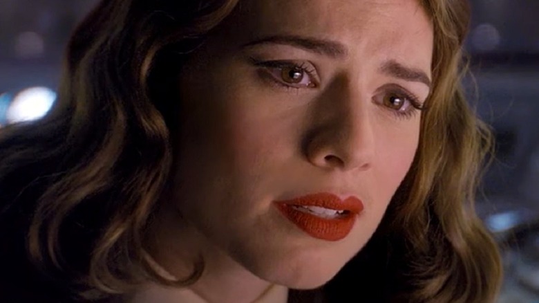 Peggy Carter sad