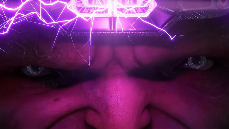 Close-up of MODOK's eyes in Ant-Man and the Wasp: Quantumania