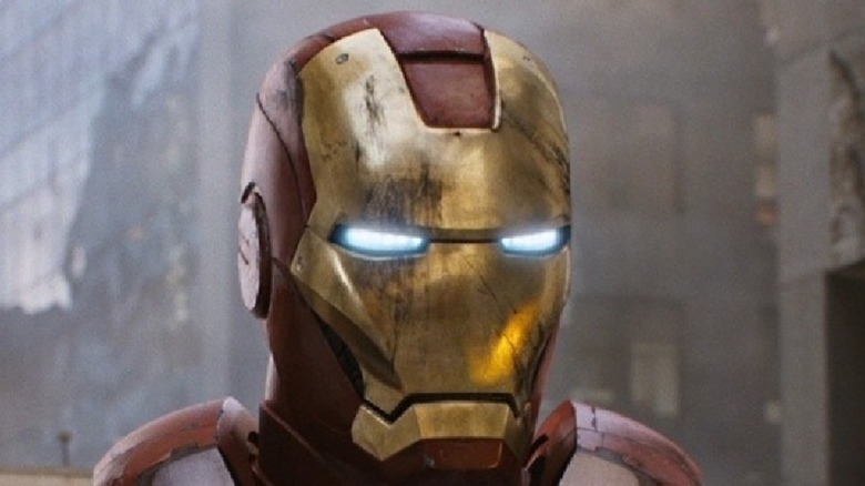 Iron Man inside the suit