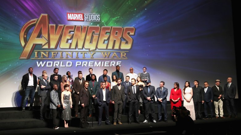 The cast of Avengers: Infinity War