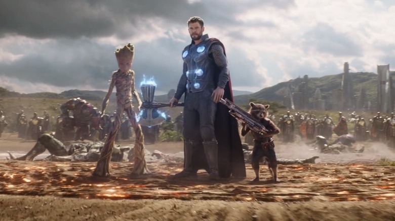 Scene from Avengers: Infinity War