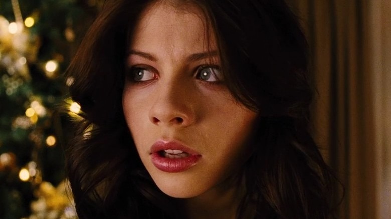 Michelle Trachtenberg, afraid, in Black Christmas