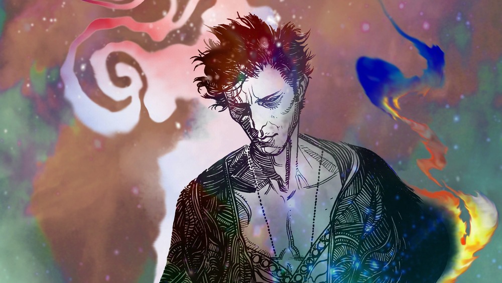 Sandman Overture drawing of dark figure