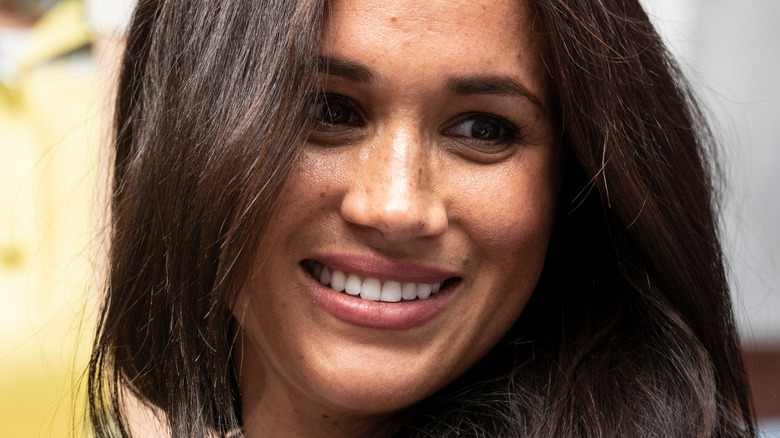 Meghan Markle smiling 