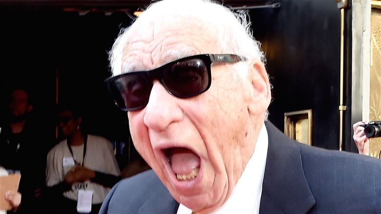 Mel Brooks wearing sunglasses