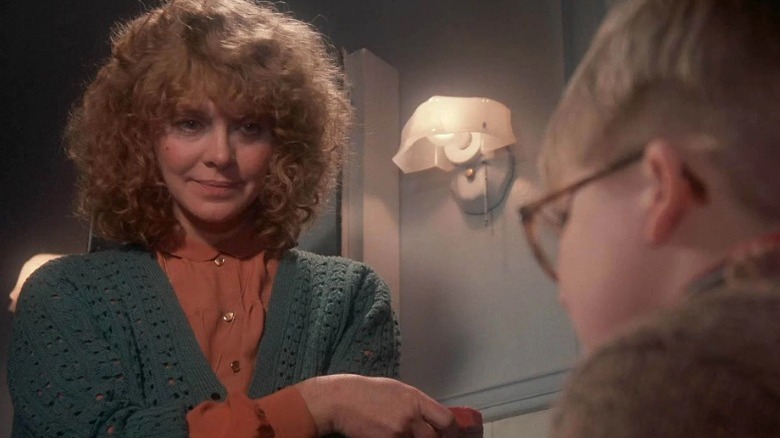 Mrs. Parker looking at Ralphie