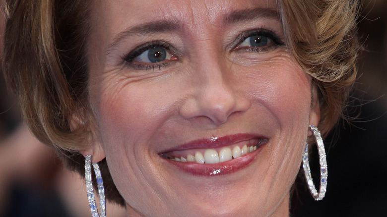 Emma Thompson in close-up