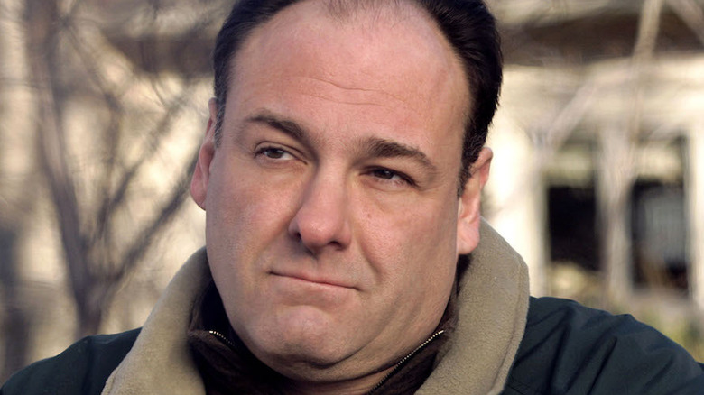 Tony Soprano outdoors