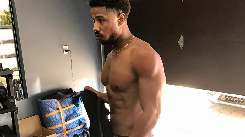 Michael B. Jordan training