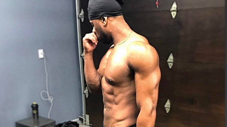Michael B. Jordan, mid training