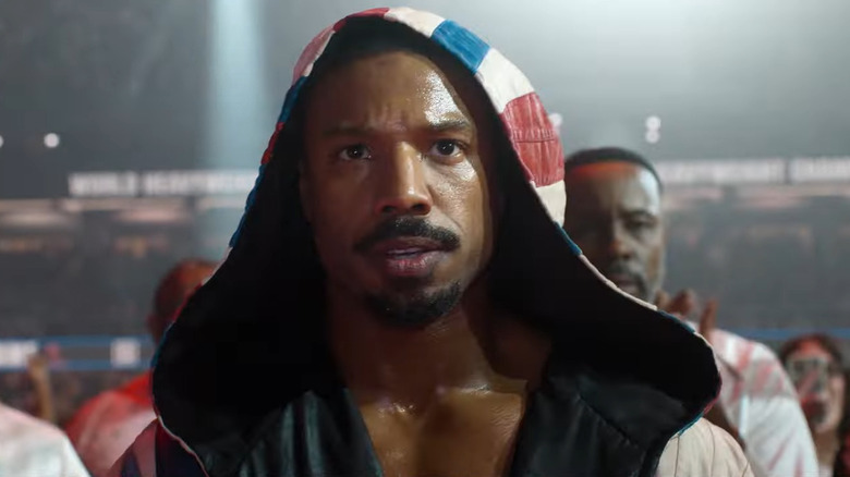 Michael B. Jordan heading to the ring in Creed III