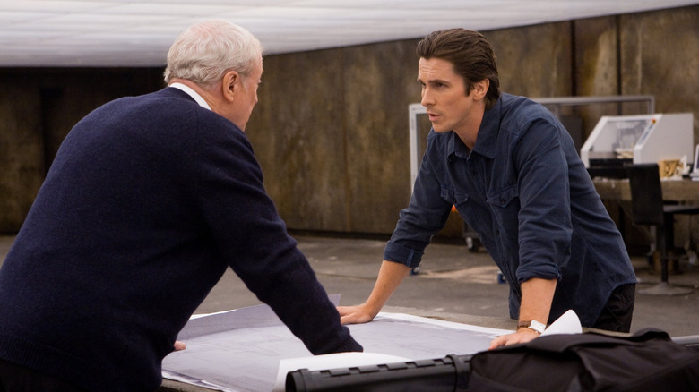 Alfred and Bruce Wayne talking