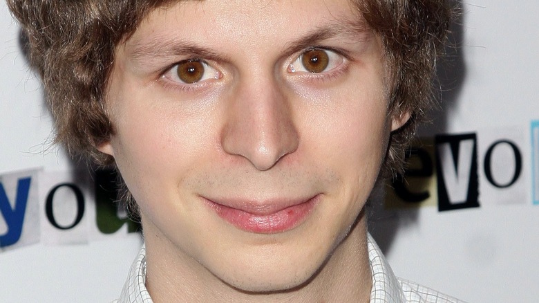 Michael Cera posing in Scott Pilgrim days