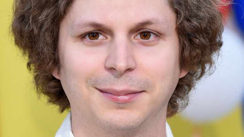 Michael Cera smiling at premiere