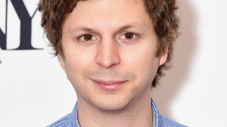 Michael Cera smirks