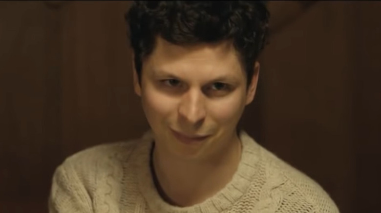 Michael Cera makes a creepy smile