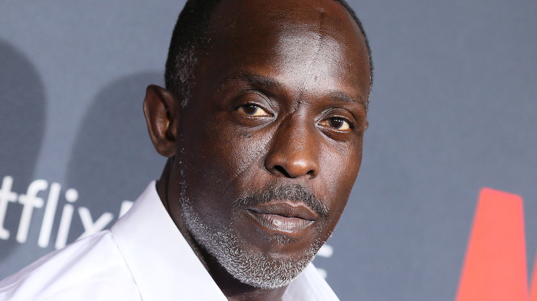 Michael K. Williams on red carpet