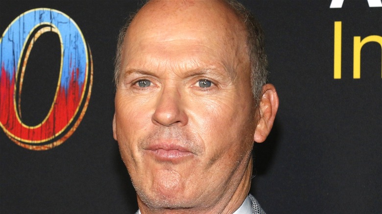 Michael Keaton posing