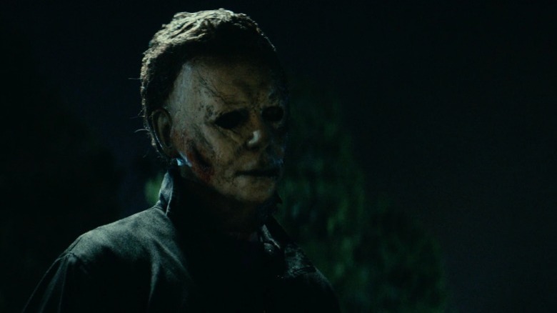 Michael Myers outside