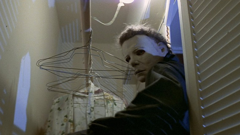 Michael Myers in the closet Halloween
