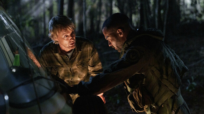 Irons talking to Jack in Secret Headquarters