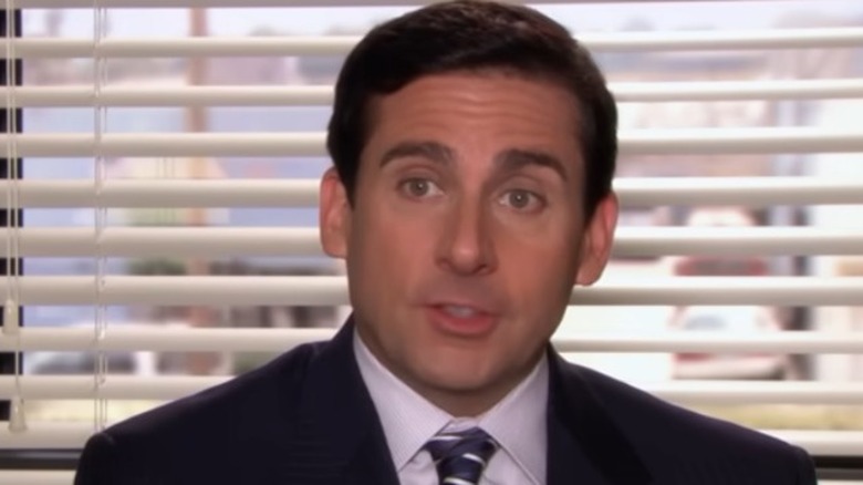Michael Scott in his office