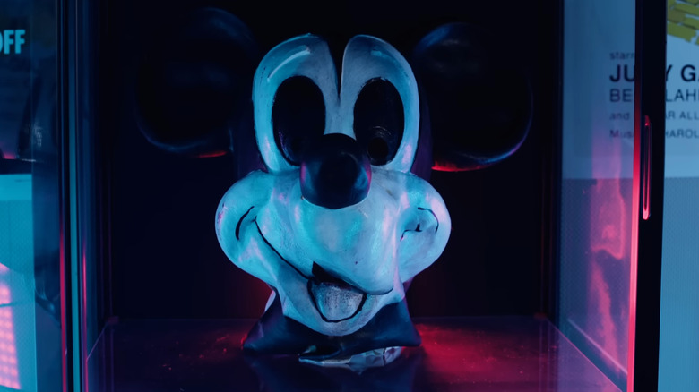Mickey mask in The Mouse Trap (2024)