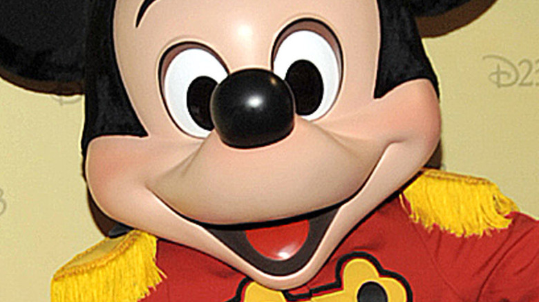 Mickey Mouse smiling