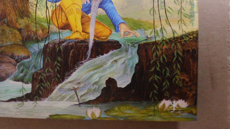 Tom Bombadil touching dragonfly