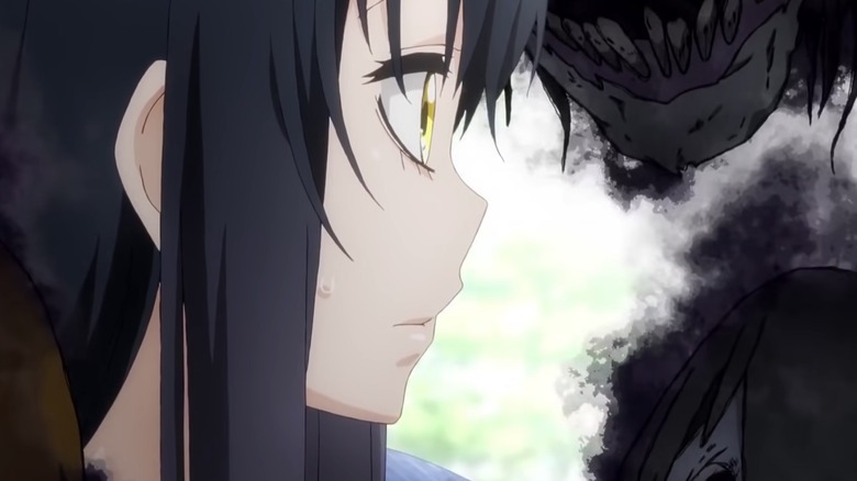 Miko starts to see spirits in Mieruko-chan