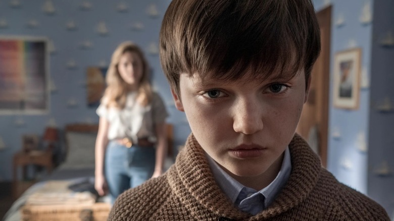 Miles Wingrave staring creepily in 