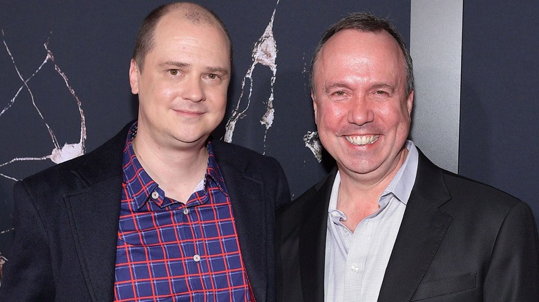 Mike Flanagan and Trevor Macy smiling